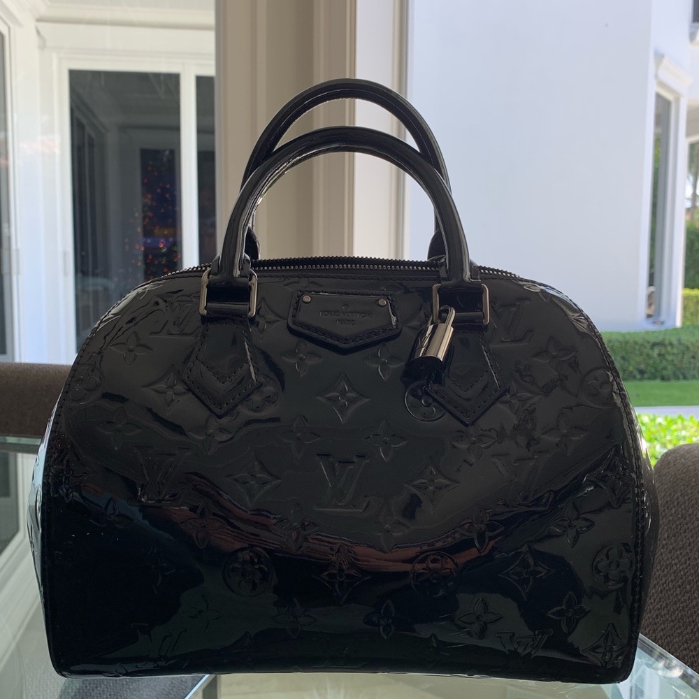Louis Vuitton Montana Handbag Monogram Vernis